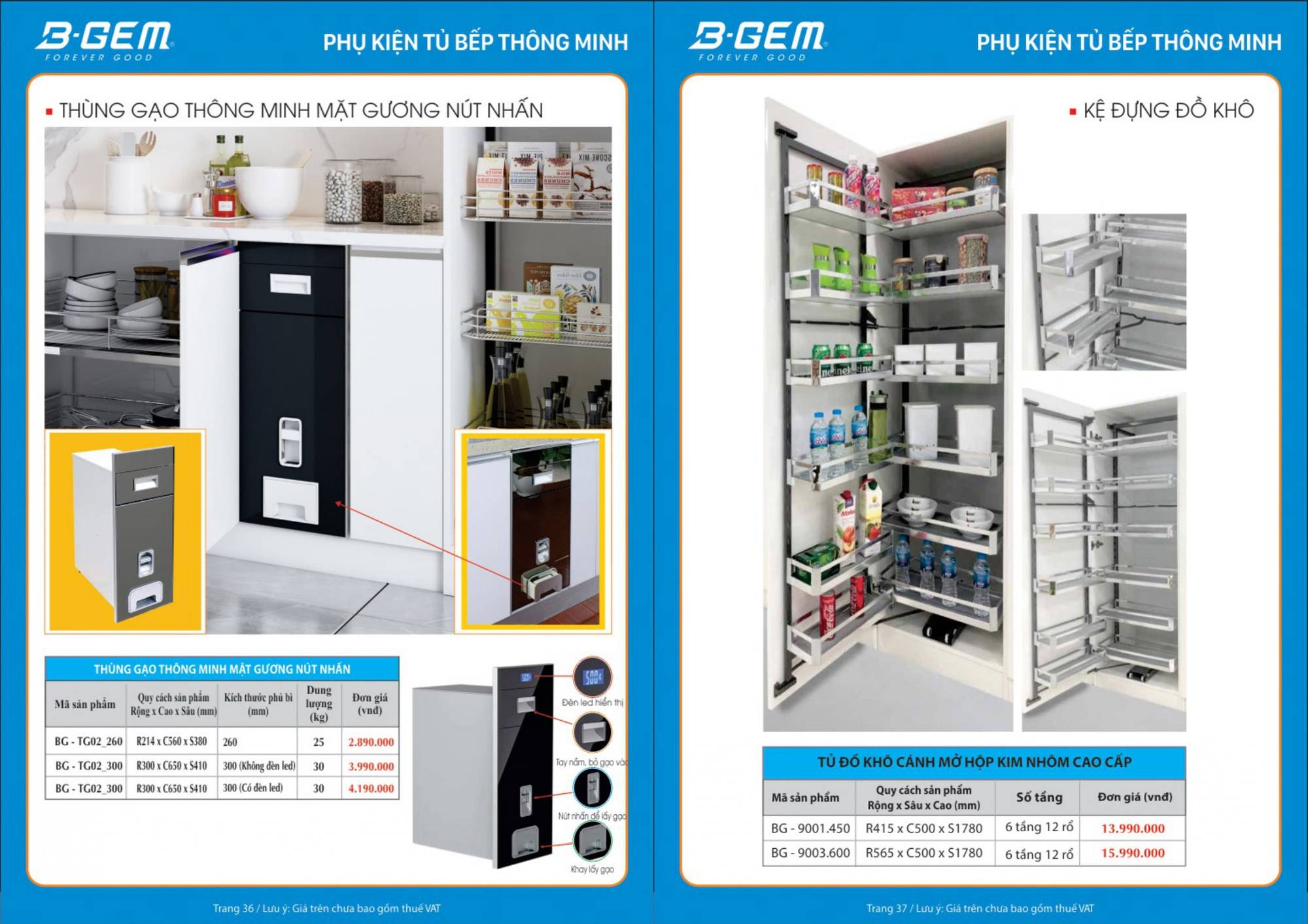 Thiết bị vệ sinh BGEM Catalogue và Bảng giá mới nhất /Page 19